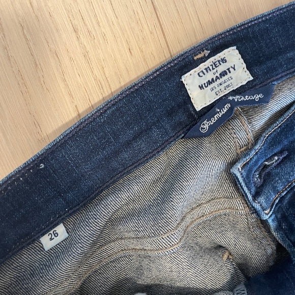 Citizens of Humanity High Rise Rocket Jean Sz 26 - Picture 4 of 5